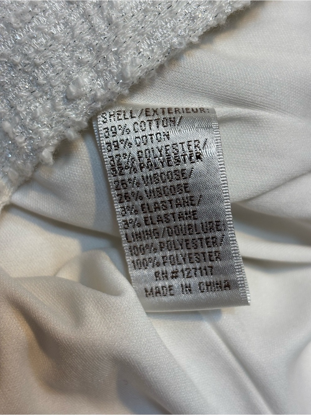 Badgley Mischka Bridal Twist Front Cocktail Dress nubby knit texture size 6 - Picture 9 of 10